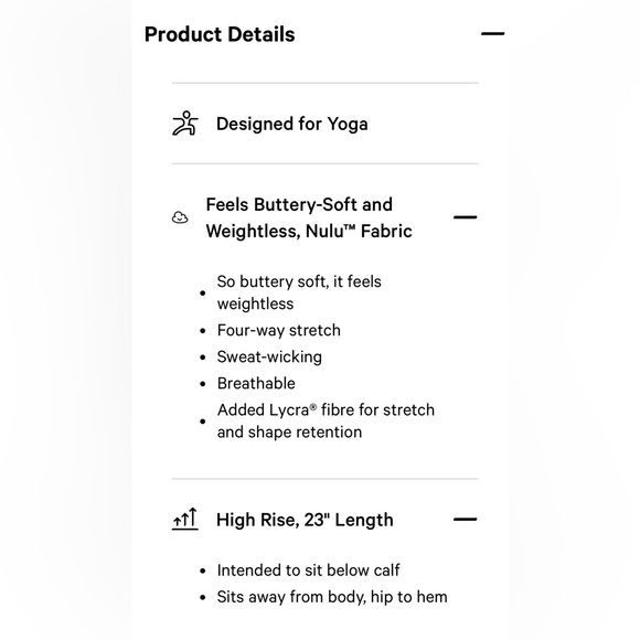 EUC Lululemon Athletica Align High Rise Wide Leg Crop Pants Graphite Grey 14 - Picture 6 of 7